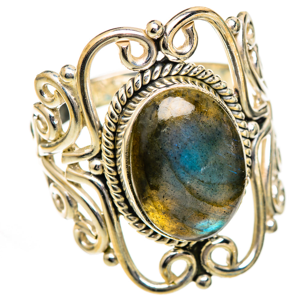 Labradorite Rings handcrafted by Anasilvercos - RING124824 - Photo 2
