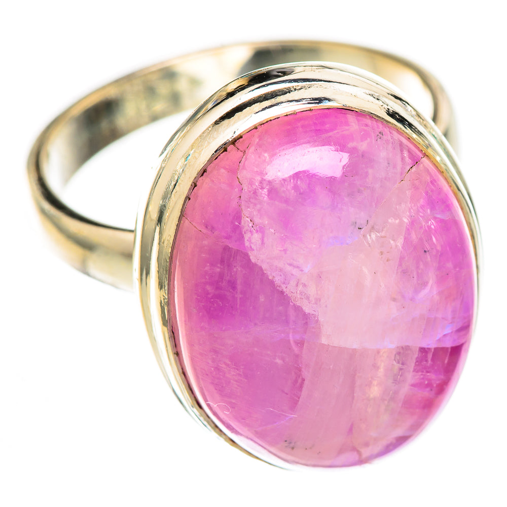 Pink Moonstone Rings handcrafted by Anasilvercos - RING124835 - Photo 2