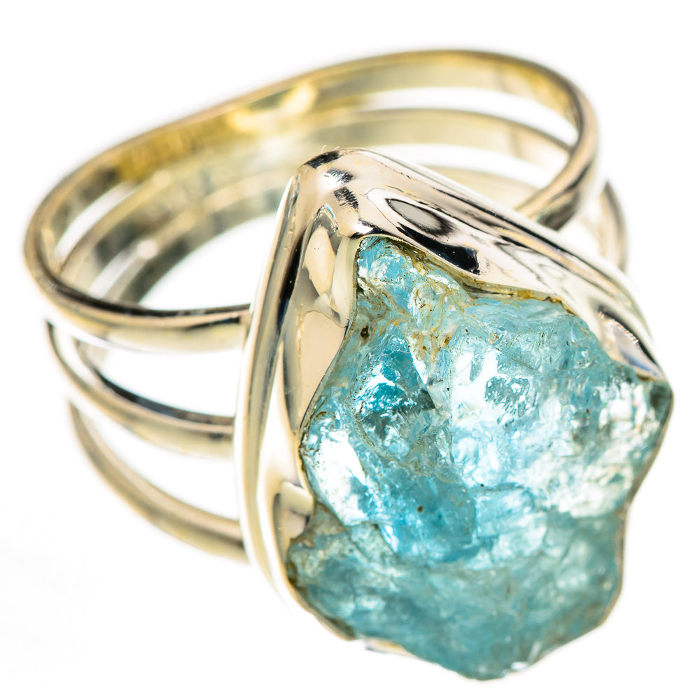 Aquamarine Rings handcrafted by Anasilvercos - RING124852 - Photo 2