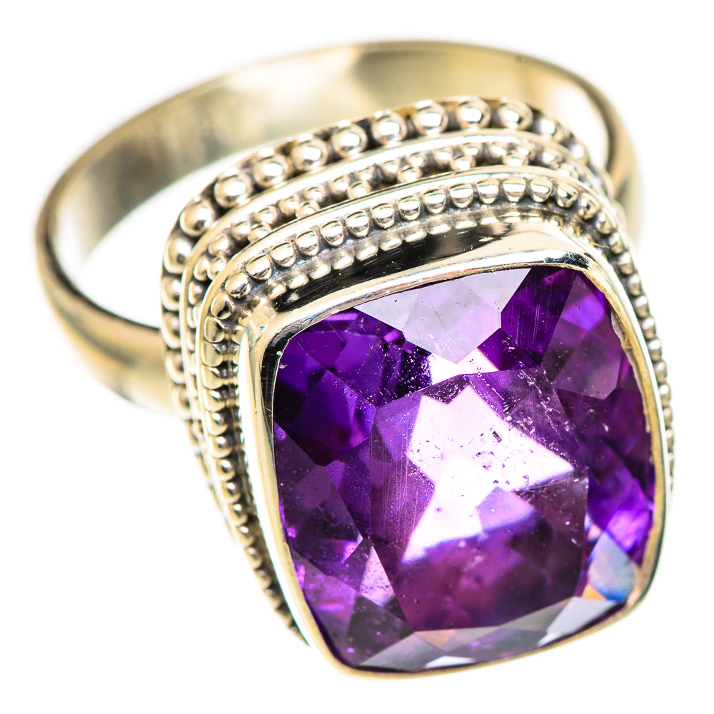 Brazilian Amethyst Rings handcrafted by Anasilvercos - RING124885 - Photo 2