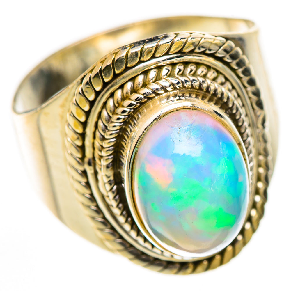 Ethiopian Opal Rings handcrafted by Anasilvercos - RING124890 - Photo 2