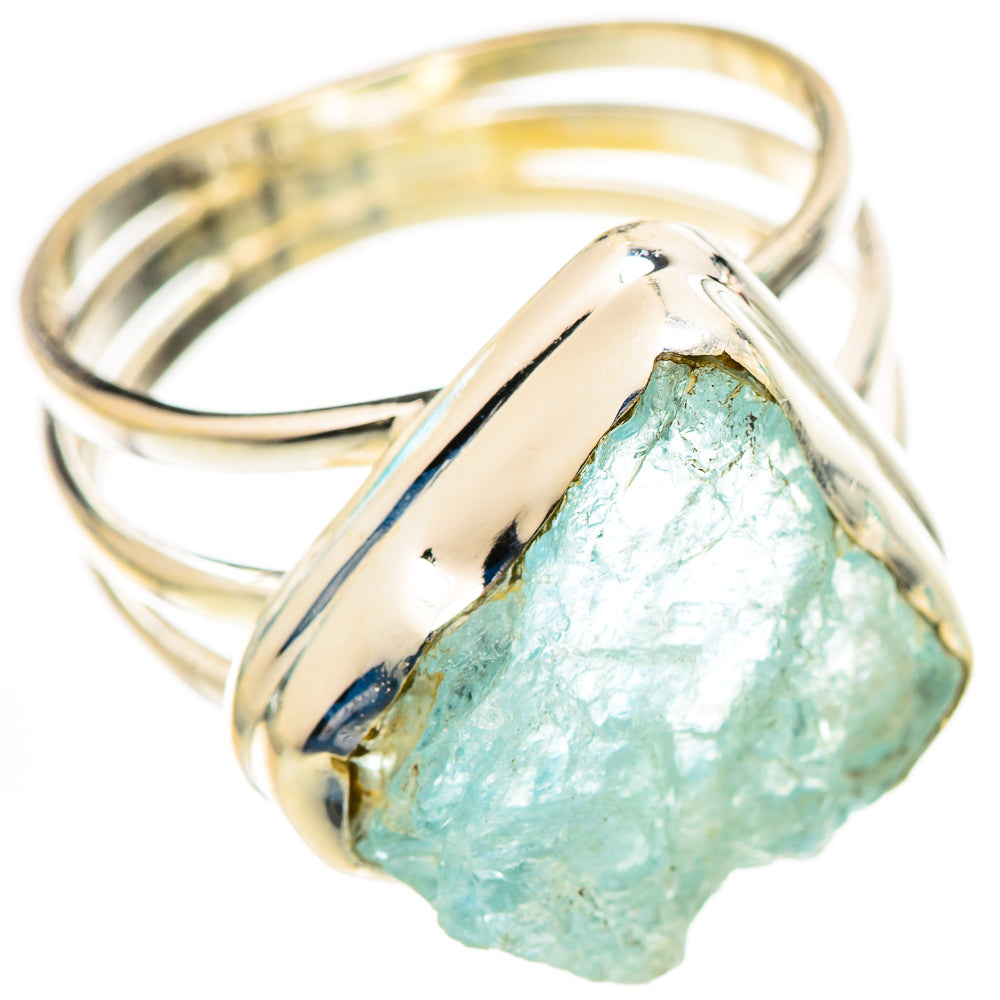 Aquamarine Rings handcrafted by Anasilvercos - RING124895 - Photo 2