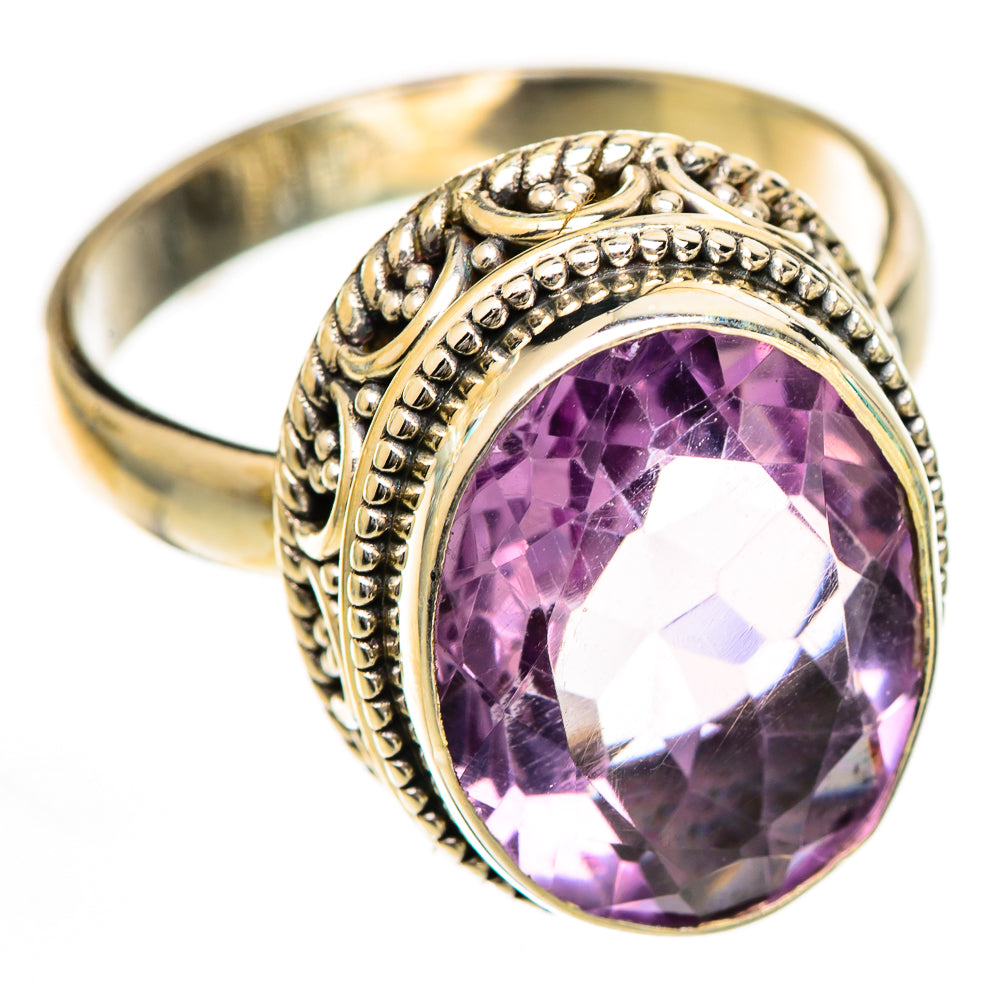 Pink Amethyst Rings handcrafted by Anasilvercos - RING124907 - Photo 2