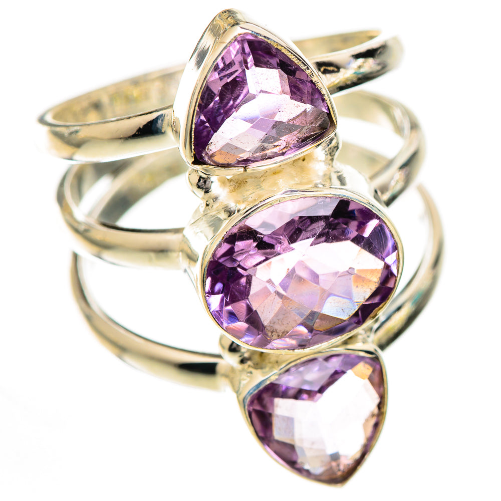 Amethyst Rings handcrafted by Anasilvercos - RING124908 - Photo 2