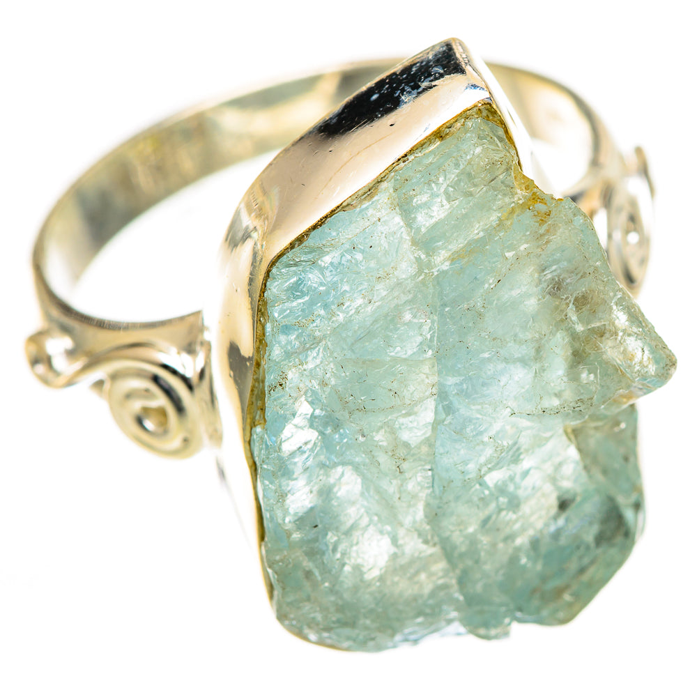 Aquamarine Rings handcrafted by Anasilvercos - RING124920 - Photo 2