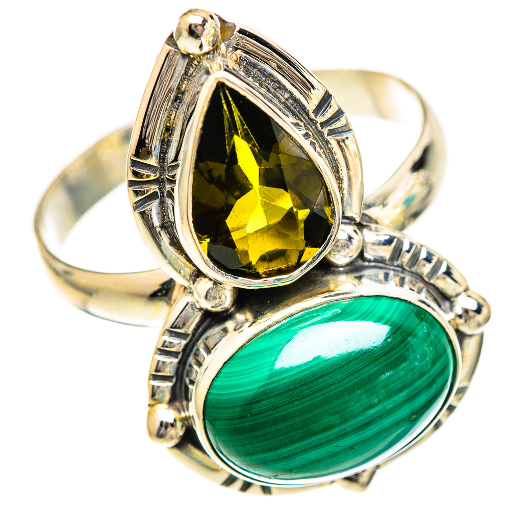 Malachite Rings handcrafted by Anasilvercos - RING124947 - Photo 2