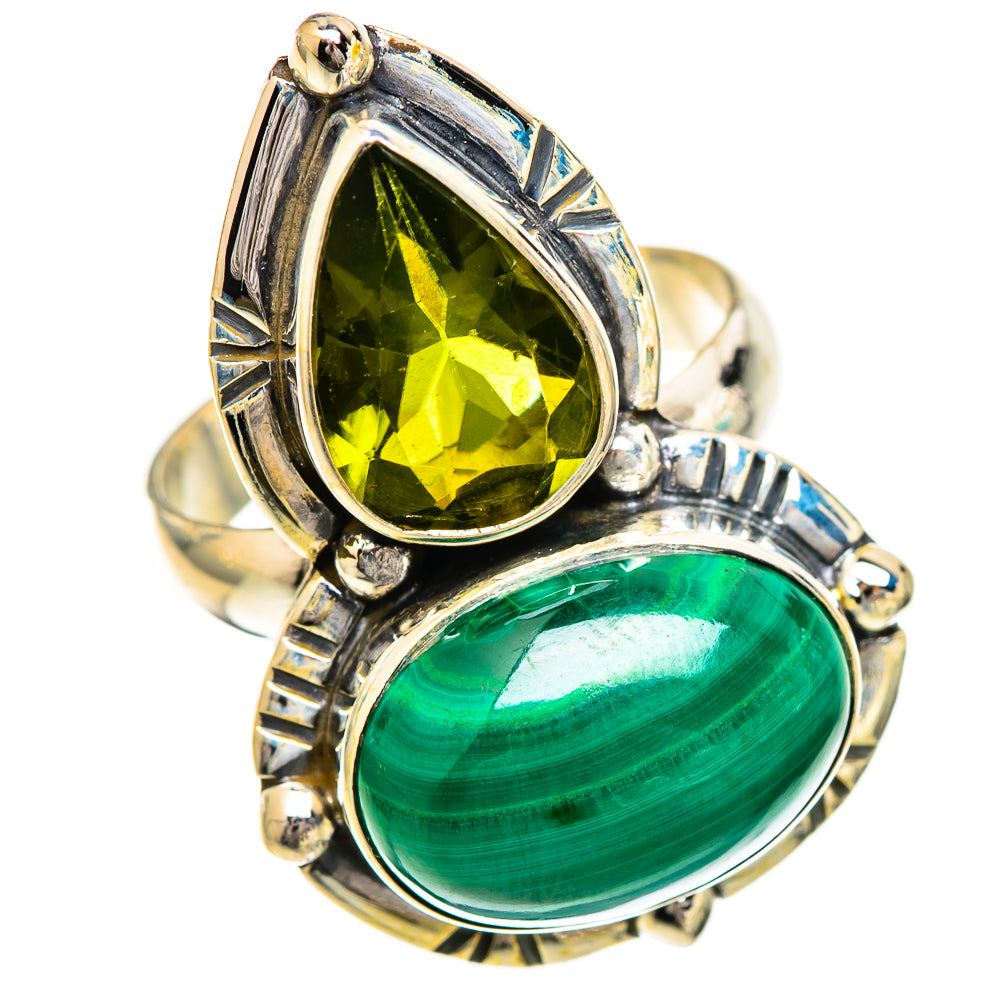 Malachite Rings handcrafted by Anasilvercos - RING124965 - Photo 2
