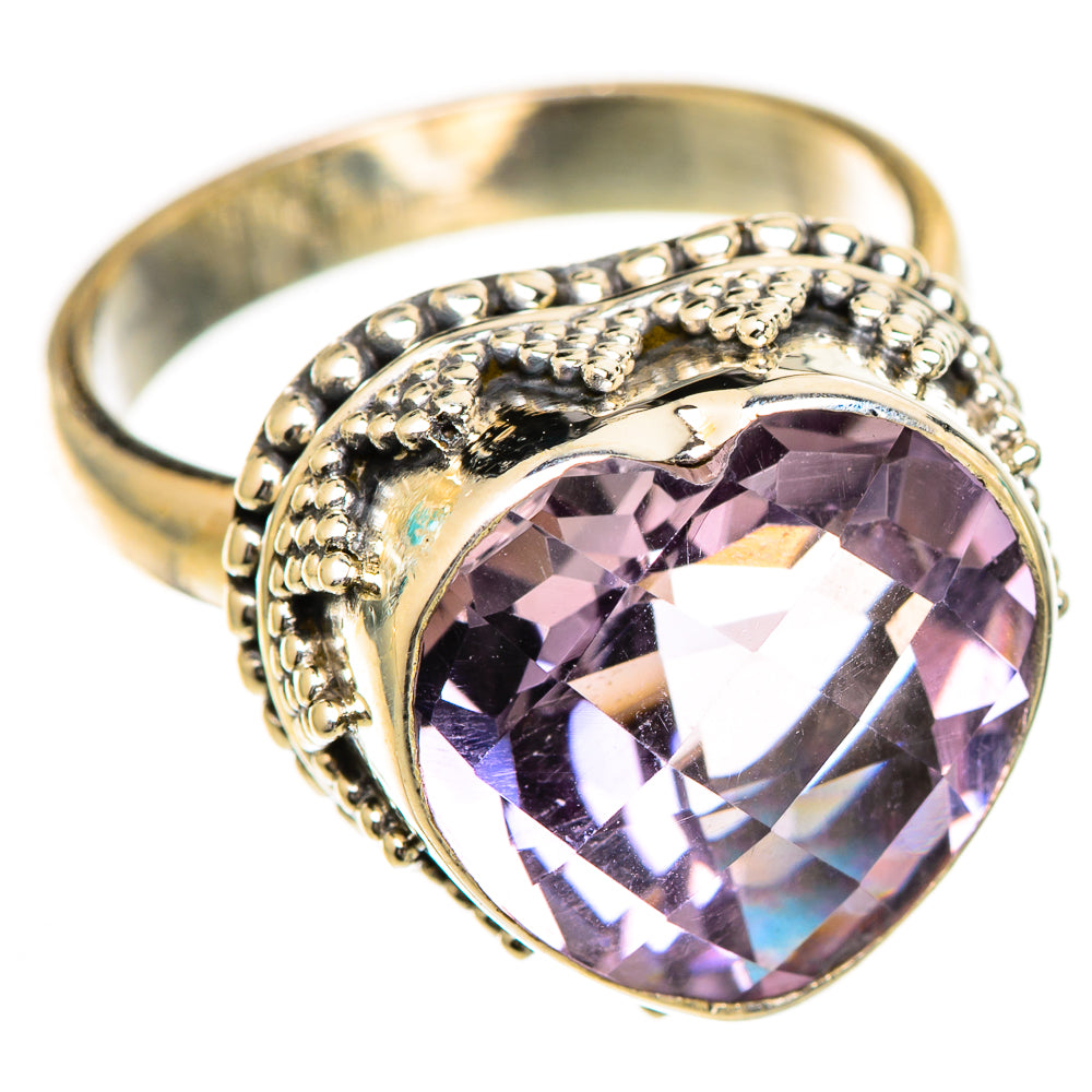Pink Amethyst Rings handcrafted by Anasilvercos - RING124968 - Photo 2