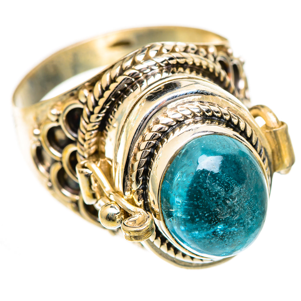Aquamarine Rings handcrafted by Anasilvercos - RING124987 - Photo 2