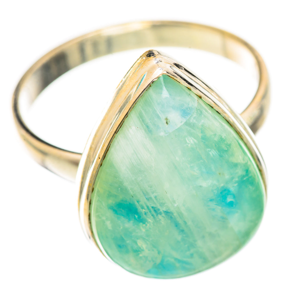 Green Moonstone Rings handcrafted by Anasilvercos - RING124996 - Photo 2
