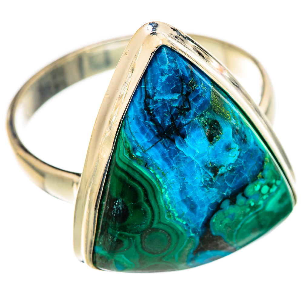 Malachite In Chrysocolla Rings handcrafted by Anasilvercos - RING125039 - Photo 2