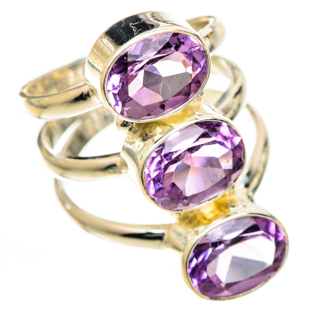 Amethyst Rings handcrafted by Anasilvercos - RING125085 - Photo 2