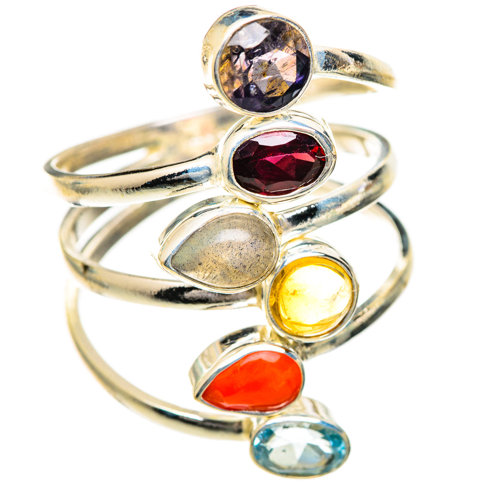 Labradorite Rings handcrafted by Anasilvercos - RING125137 - Photo 2