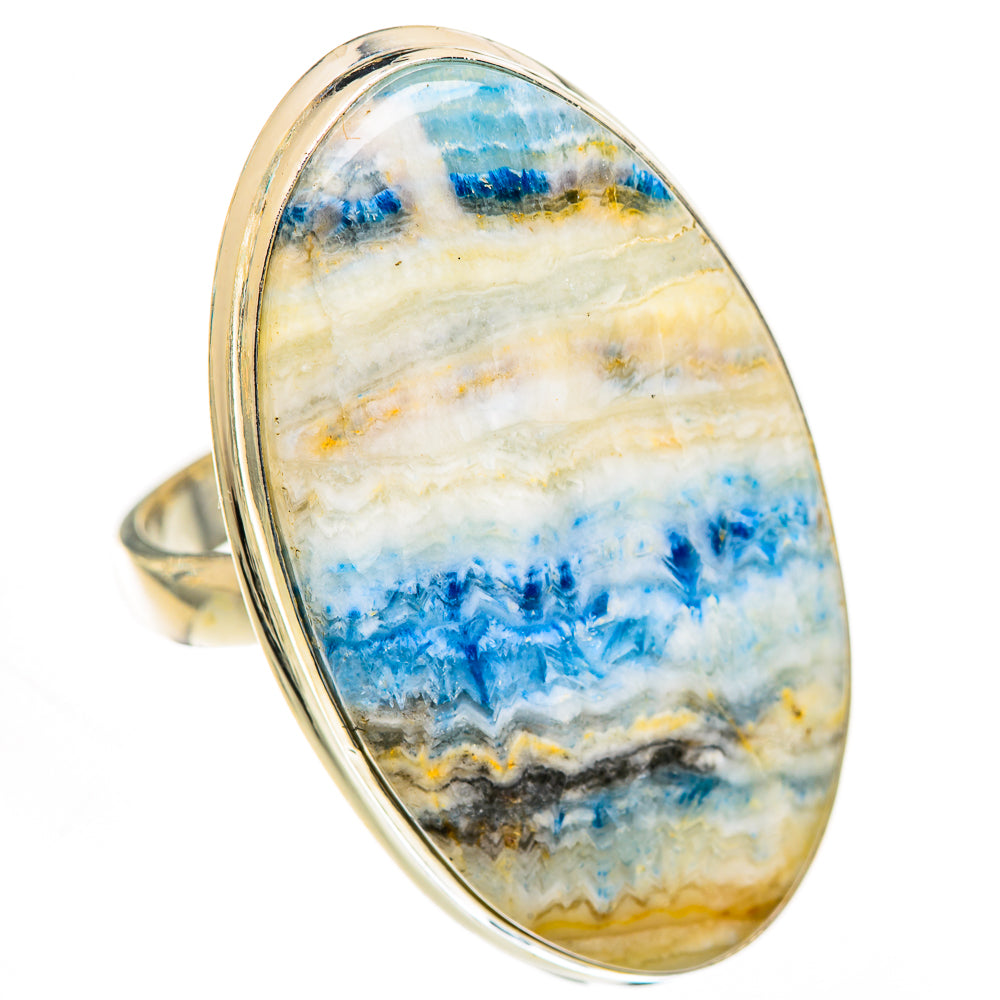 Blue Scheelite Rings handcrafted by Anasilvercos - RING125139 - Photo 2