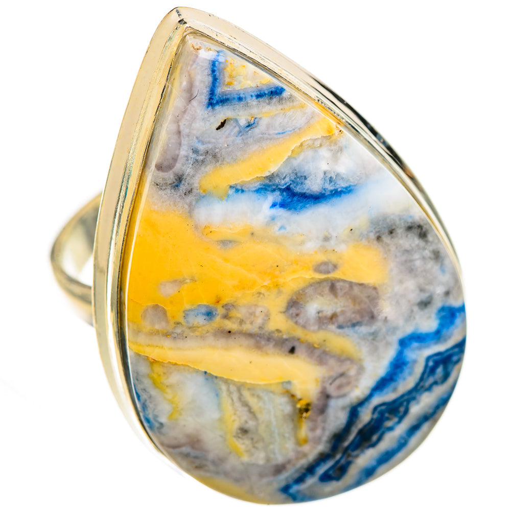Blue Scheelite Rings handcrafted by Anasilvercos - RING125144 - Photo 2