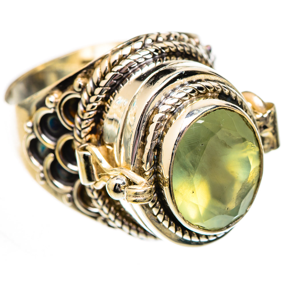 Prehnite Rings handcrafted by Anasilvercos - RING125155 - Photo 2