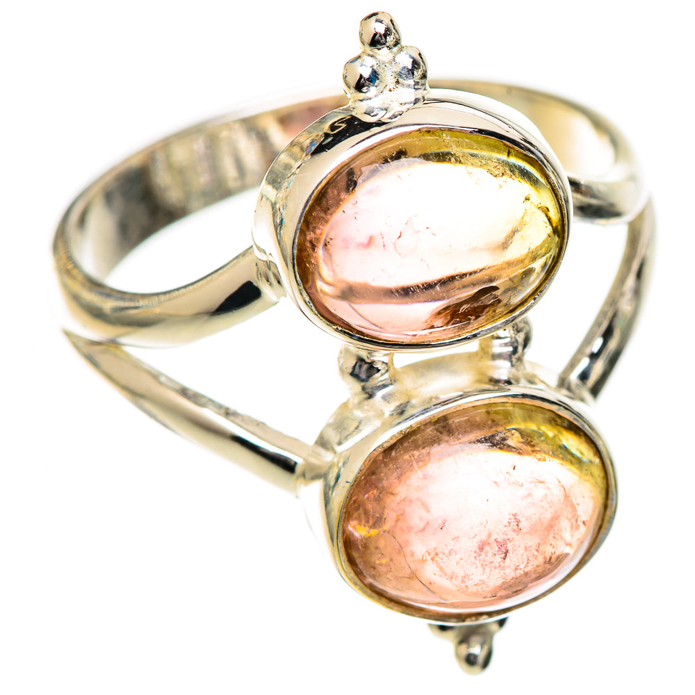 Watermelon Tourmaline Rings handcrafted by Anasilvercos - RING125200 - Photo 2