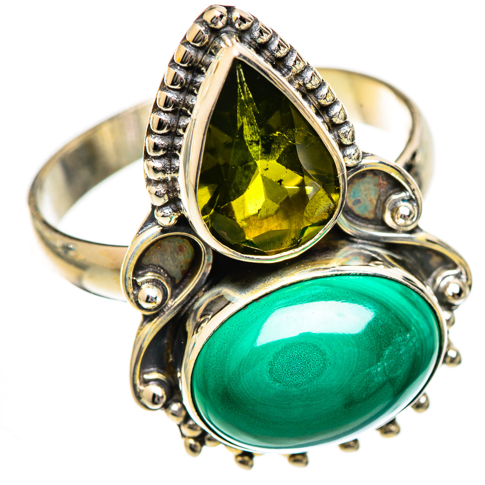 Malachite Rings handcrafted by Anasilvercos - RING125213 - Photo 2