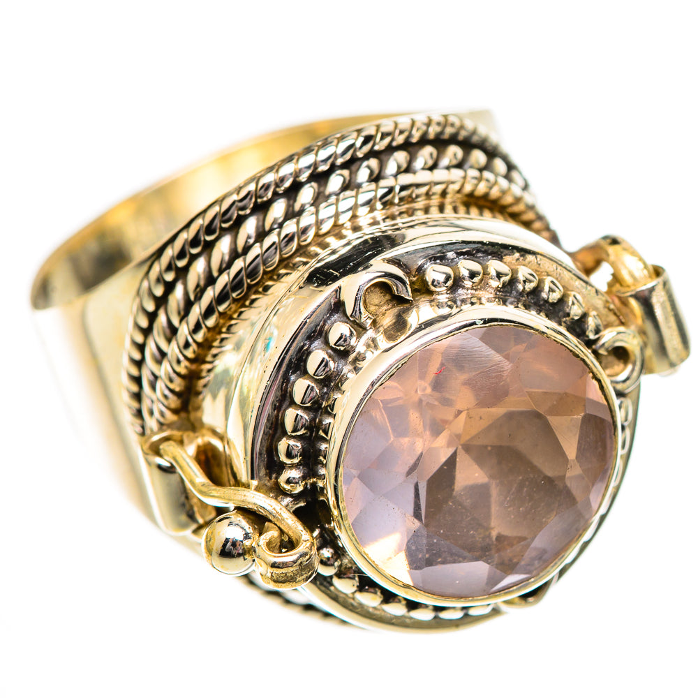 Rose Quartz Rings handcrafted by Anasilvercos - RING125216 - Photo 2