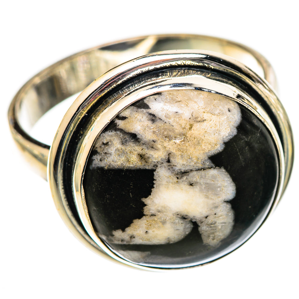 Chrysanthemum Stone Rings handcrafted by Anasilvercos - RING125284 - Photo 2
