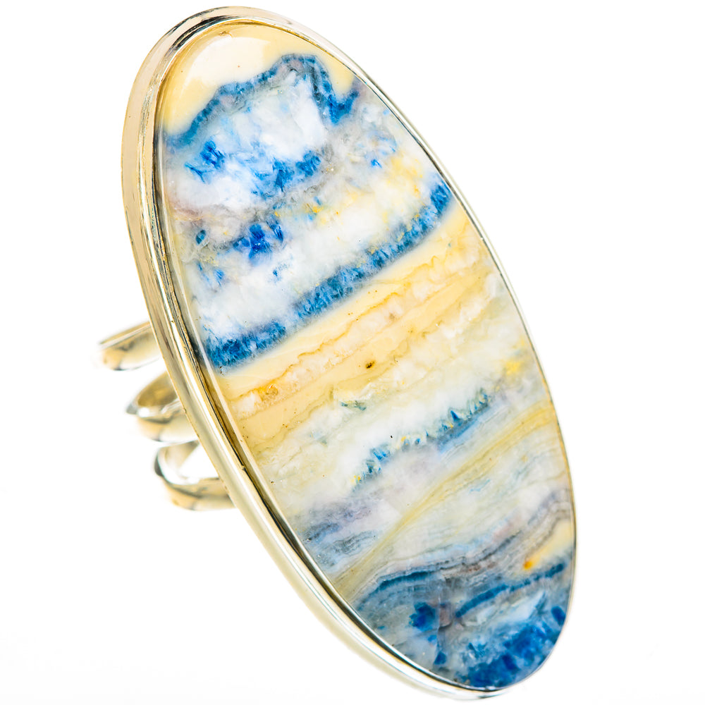 Blue Scheelite Rings handcrafted by Anasilvercos - RING125298 - Photo 2