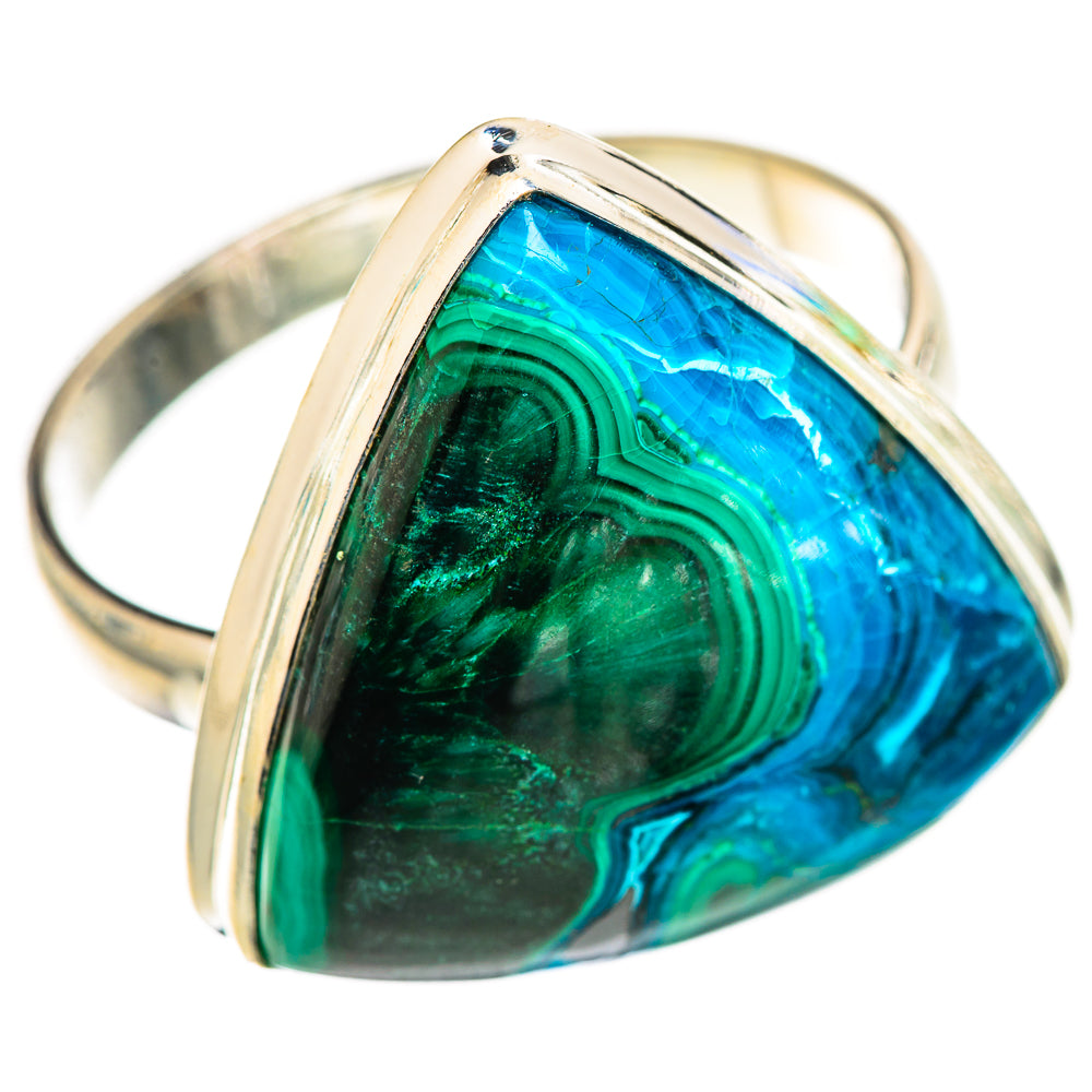 Malachite In Chrysocolla Rings handcrafted by Anasilvercos - RING125331 - Photo 2