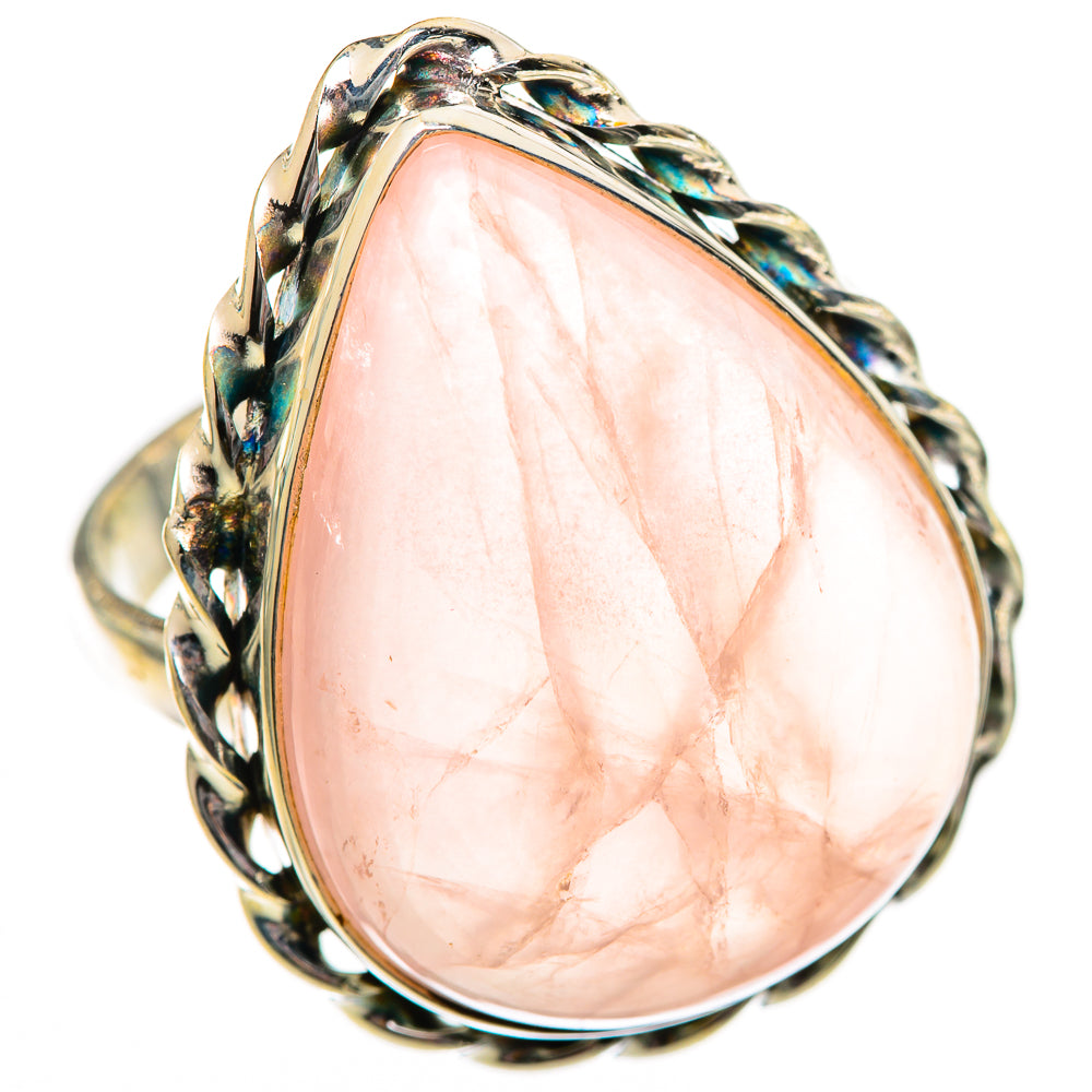Rose Quartz Rings handcrafted by Anasilvercos - RING125354 - Photo 2