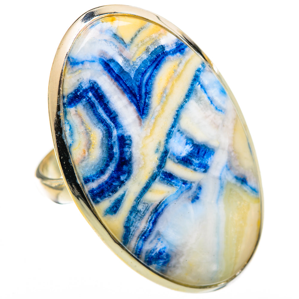 Blue Scheelite Rings handcrafted by Anasilvercos - RING125390 - Photo 2