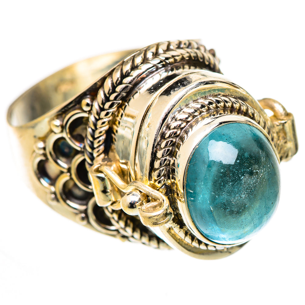 Aquamarine Rings handcrafted by Anasilvercos - RING125411 - Photo 2