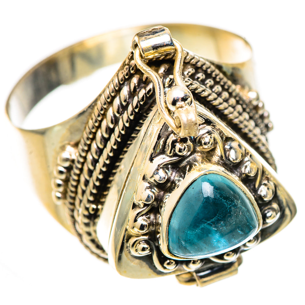 Aquamarine Rings handcrafted by Anasilvercos - RING125447 - Photo 2