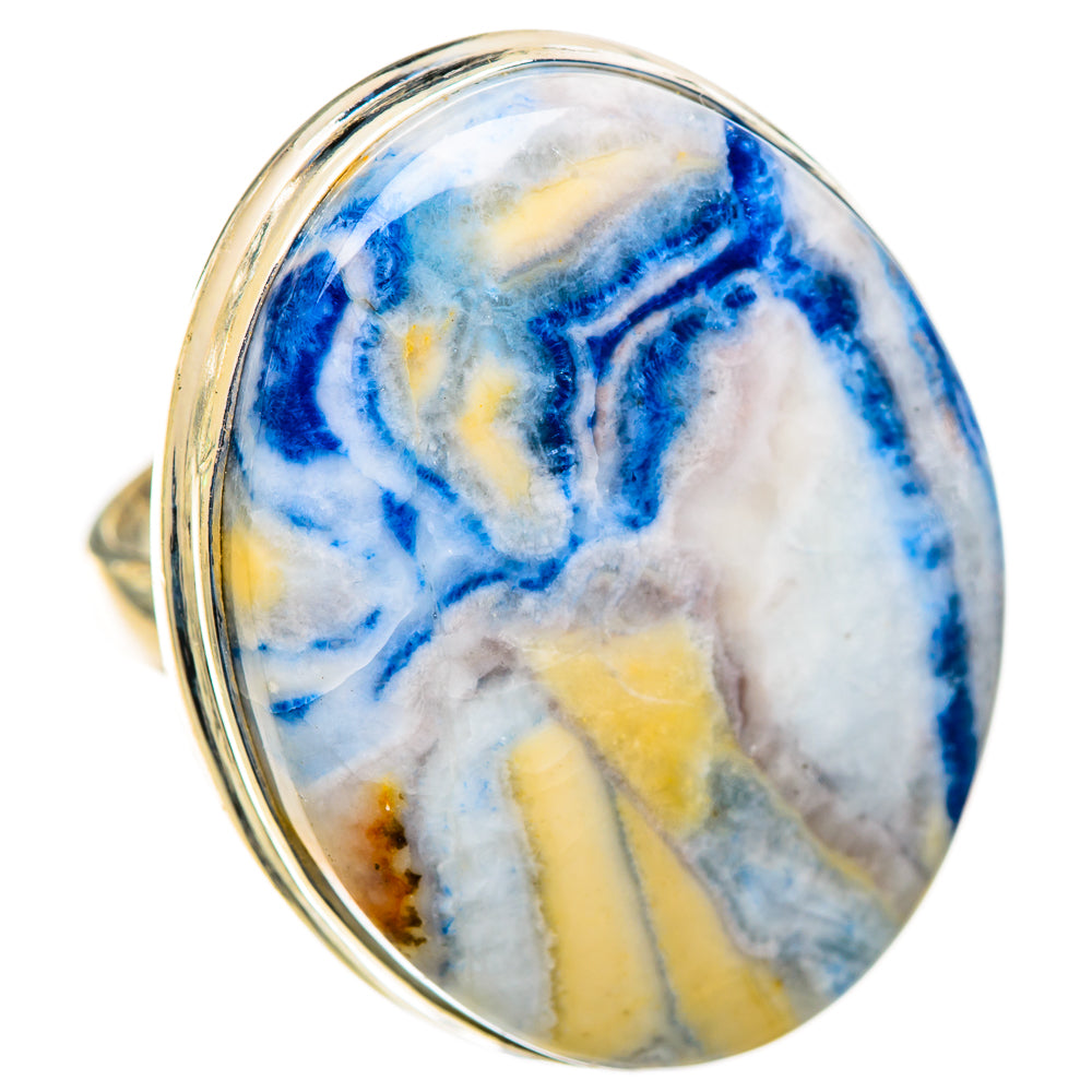 Blue Scheelite Rings handcrafted by Anasilvercos - RING125494 - Photo 2