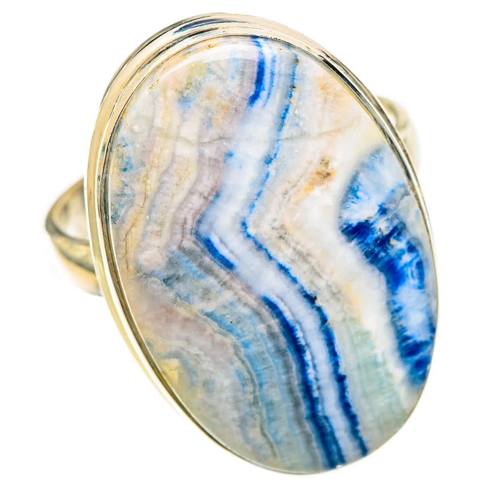 Blue Scheelite Rings handcrafted by Anasilvercos - RING125514 - Photo 2