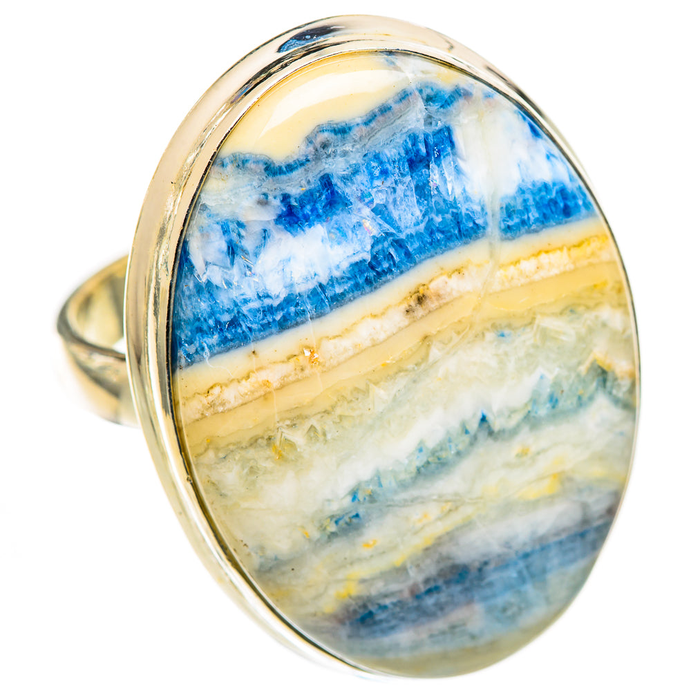 Blue Scheelite Rings handcrafted by Anasilvercos - RING125549 - Photo 2