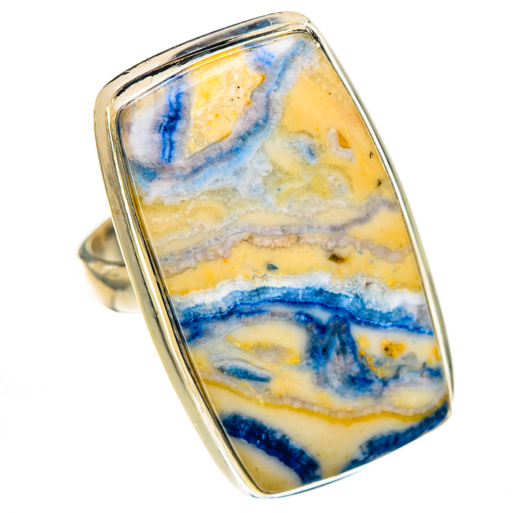 Blue Scheelite Rings handcrafted by Anasilvercos - RING125563 - Photo 2