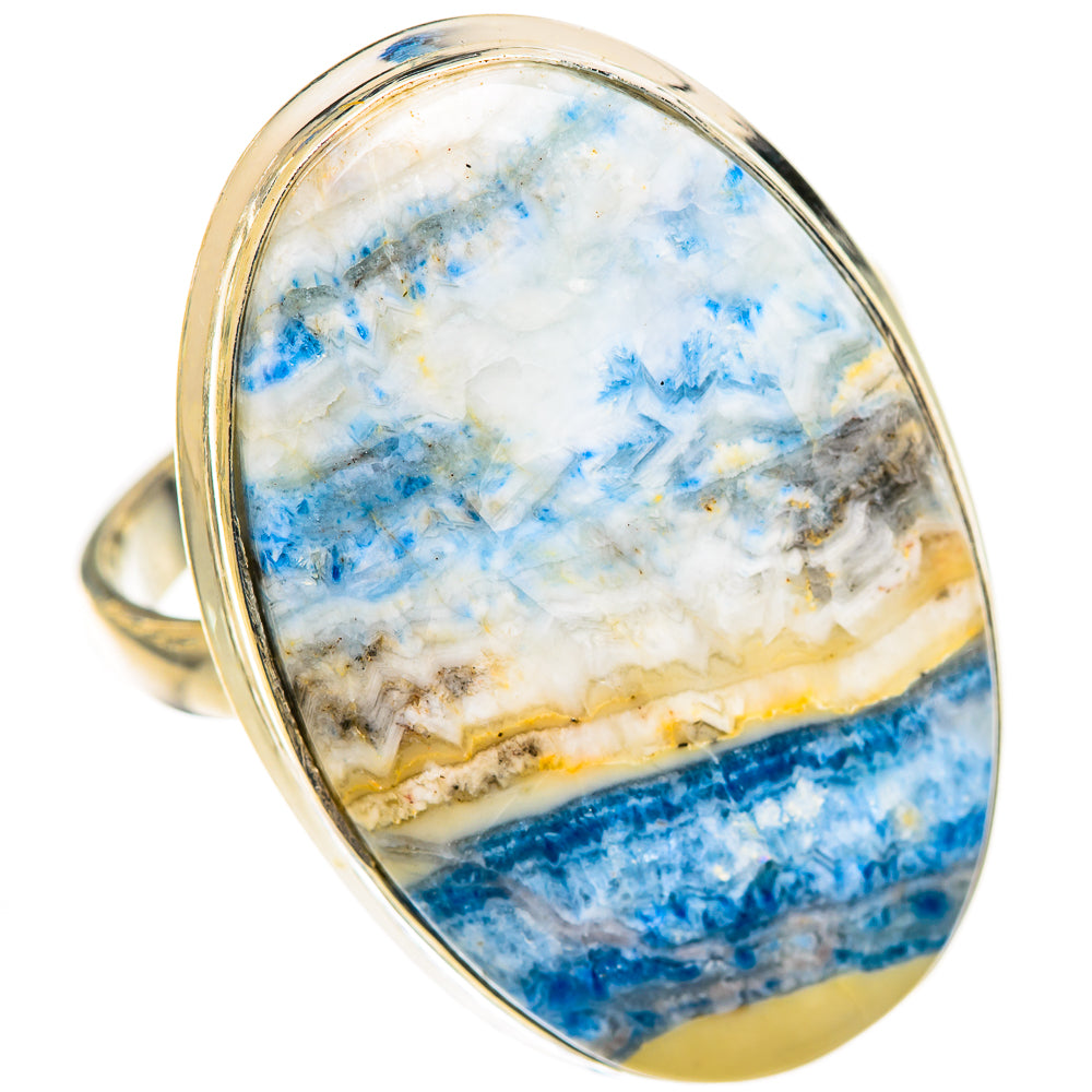 Blue Scheelite Rings handcrafted by Anasilvercos - RING125574 - Photo 2