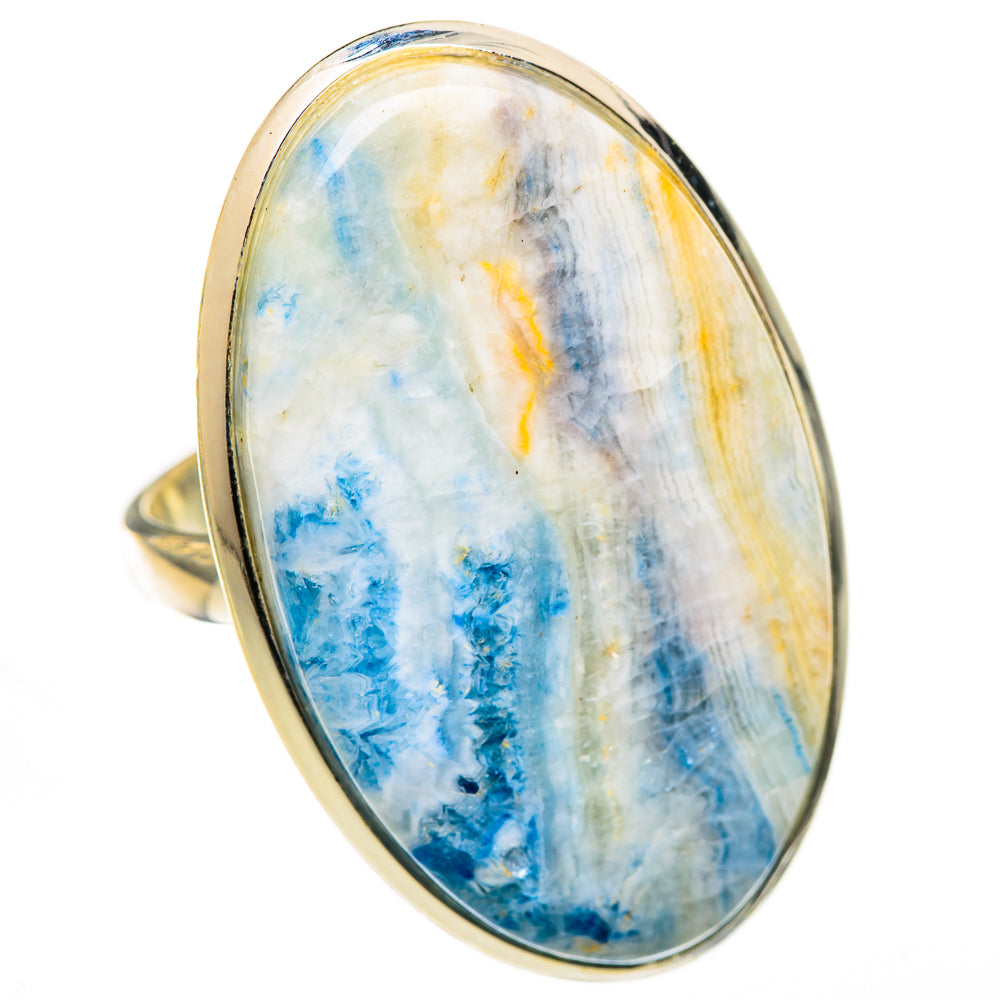 Blue Scheelite Rings handcrafted by Anasilvercos - RING125577 - Photo 2