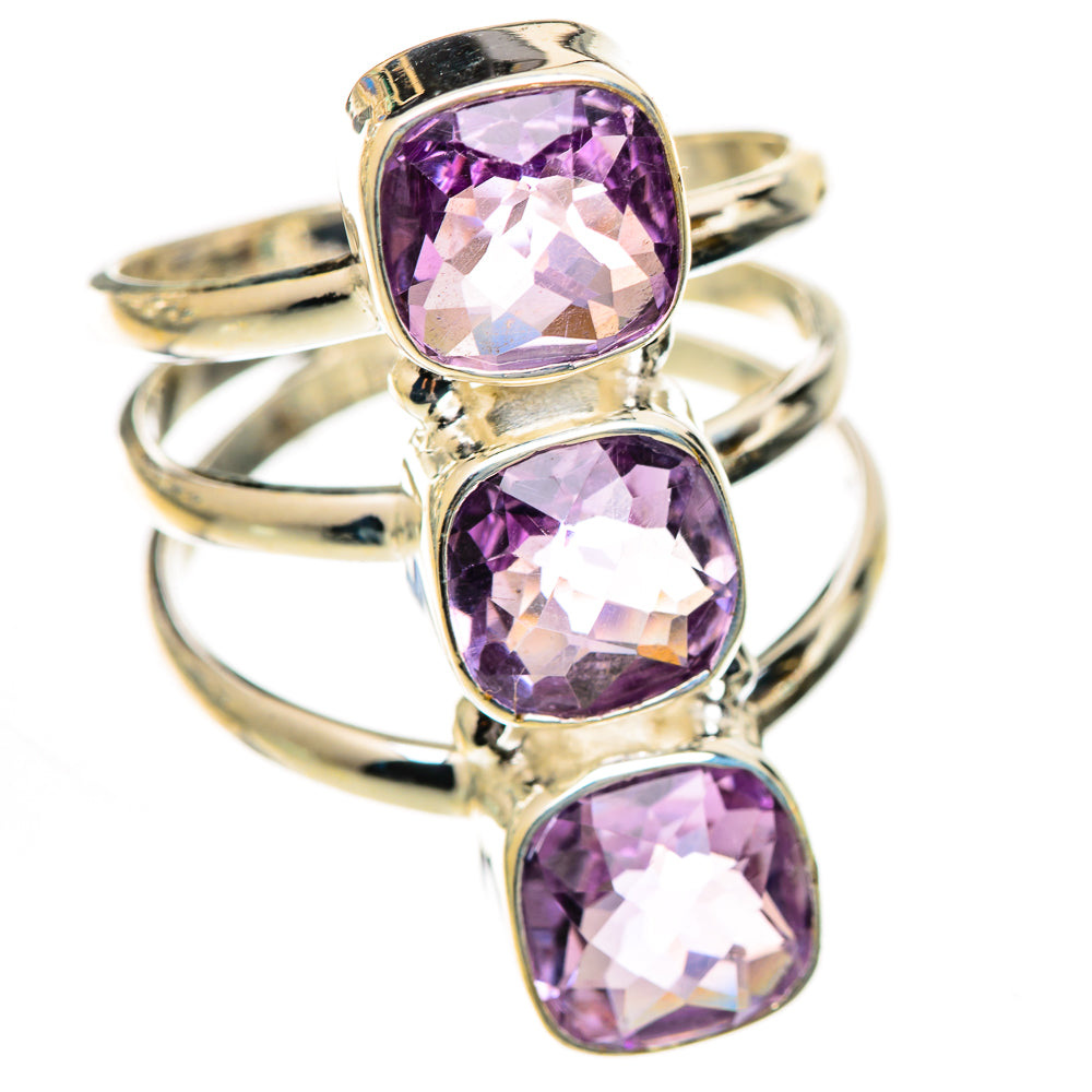 Pink Amethyst Rings handcrafted by Anasilvercos - RING125579 - Photo 2