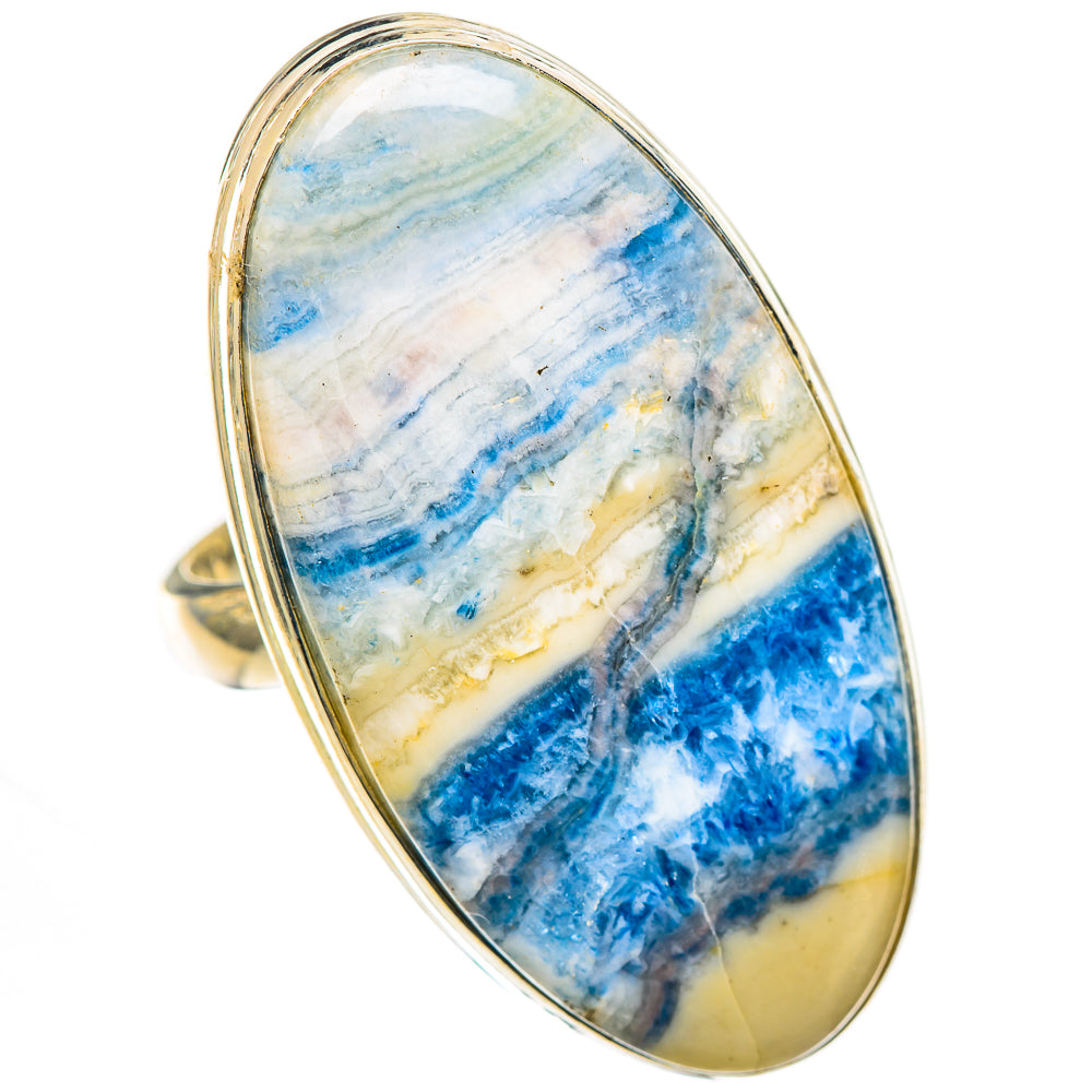 Blue Scheelite Rings handcrafted by Anasilvercos - RING125600 - Photo 2