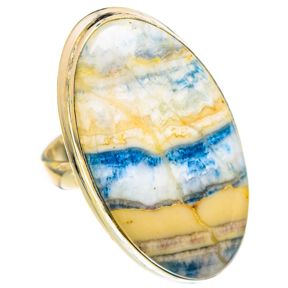 Blue Scheelite Rings handcrafted by Anasilvercos - RING125623 - Photo 2