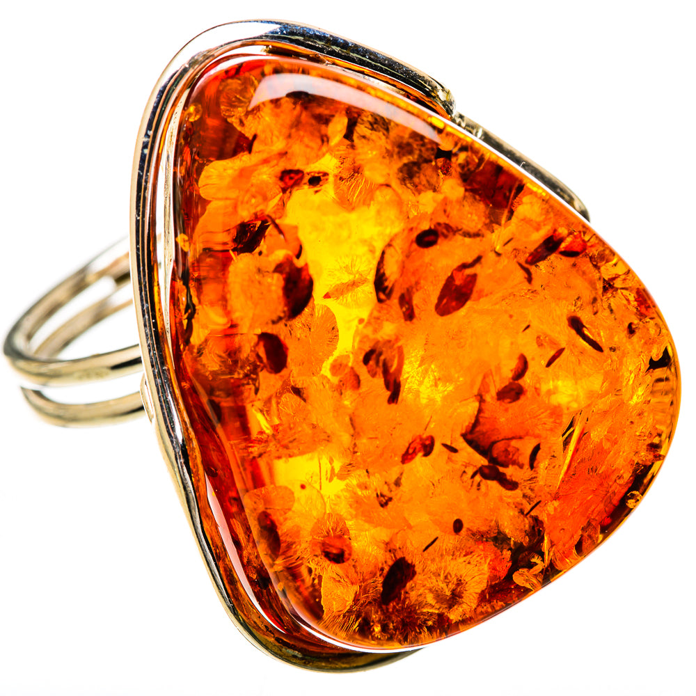 Baltic Amber Rings handcrafted by Anasilvercos - RING125660 - Photo 2