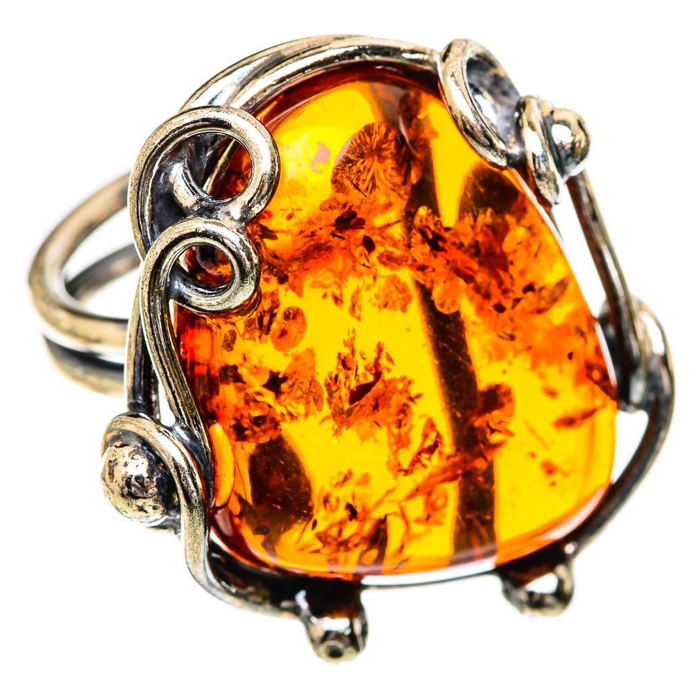 Baltic Amber Rings handcrafted by Anasilvercos - RING125661 - Photo 2