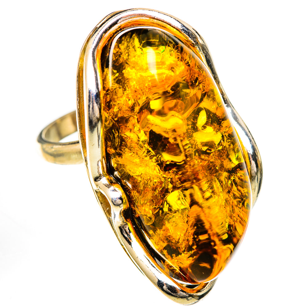 Baltic Amber Rings handcrafted by Anasilvercos - RING125664 - Photo 2