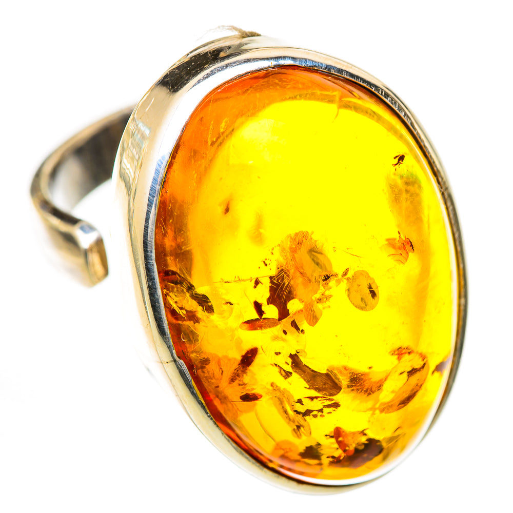 Baltic Amber Rings handcrafted by Anasilvercos - RING125673 - Photo 2