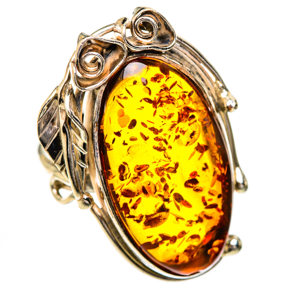 Baltic Amber Rings handcrafted by Anasilvercos - RING125674 - Photo 2