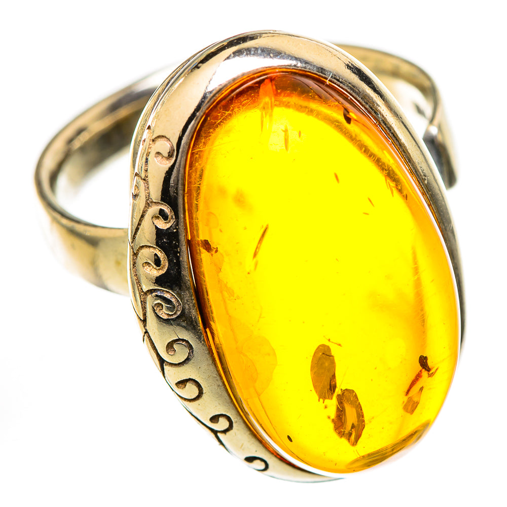 Baltic Amber Rings handcrafted by Anasilvercos - RING125675 - Photo 2
