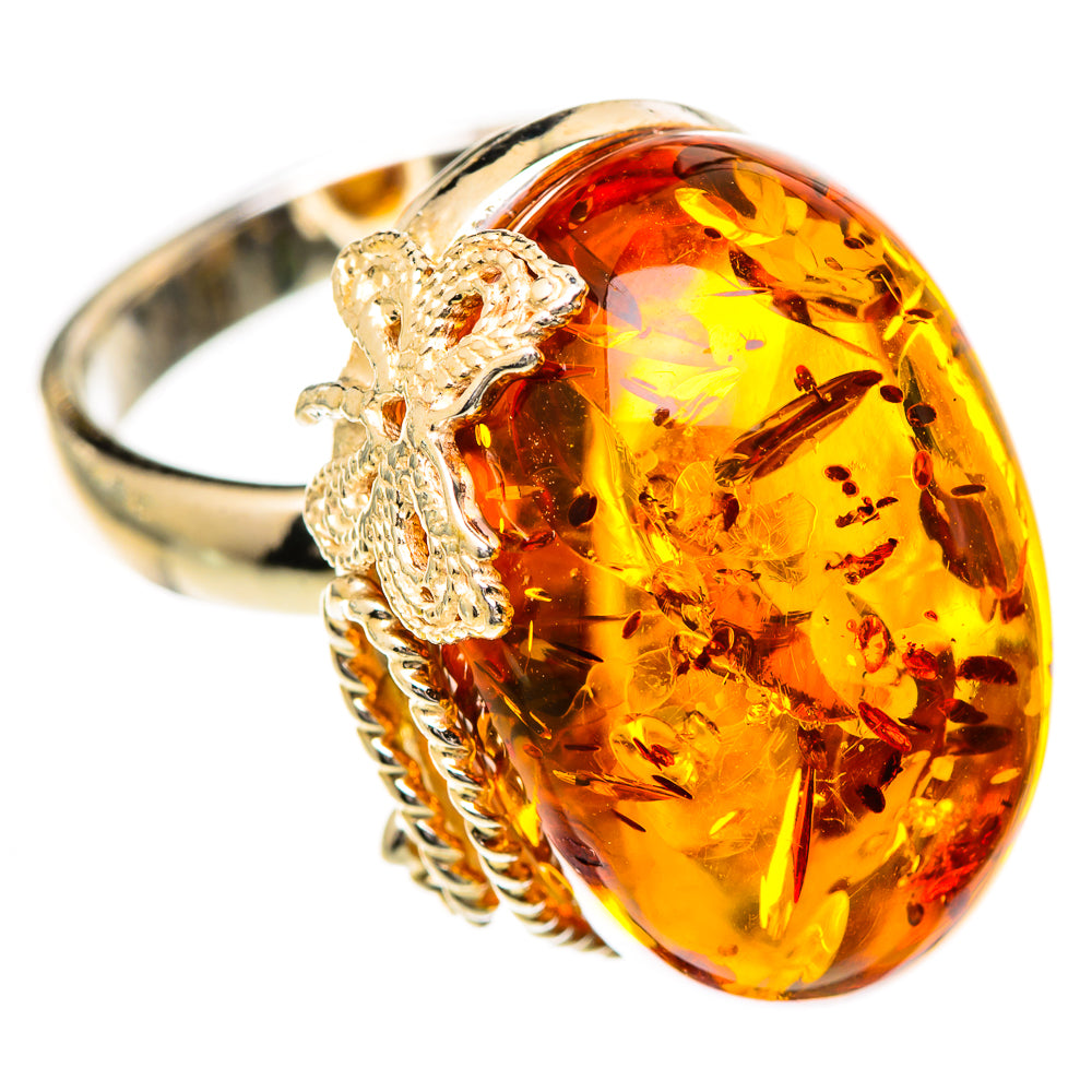Baltic Amber Rings handcrafted by Anasilvercos - RING125685 - Photo 2