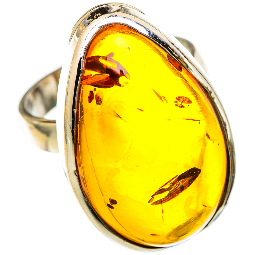Baltic Amber Rings handcrafted by Anasilvercos - RING125687 - Photo 2