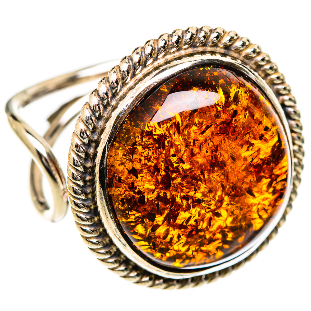 Baltic Amber Rings handcrafted by Anasilvercos - RING125688 - Photo 2