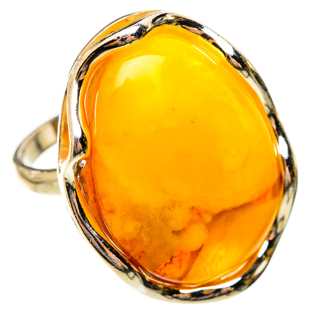 Baltic Amber Rings handcrafted by Anasilvercos - RING125691 - Photo 2
