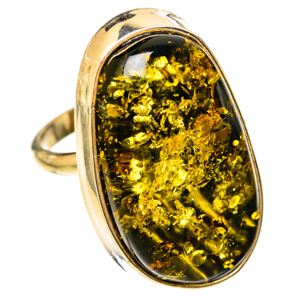 Baltic Amber Rings handcrafted by Anasilvercos - RING125693 - Photo 2